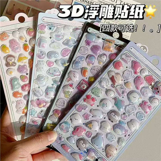 3Dステッカー　動物シリーズ