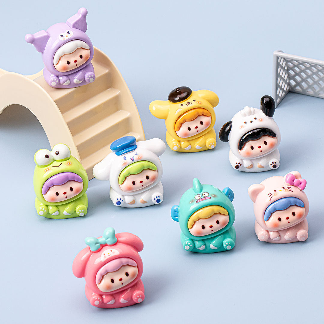 【可愛い】置き物　子供　動物　8種類