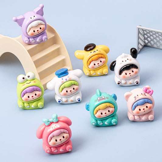 【可愛い】置き物　子供　動物　8種類